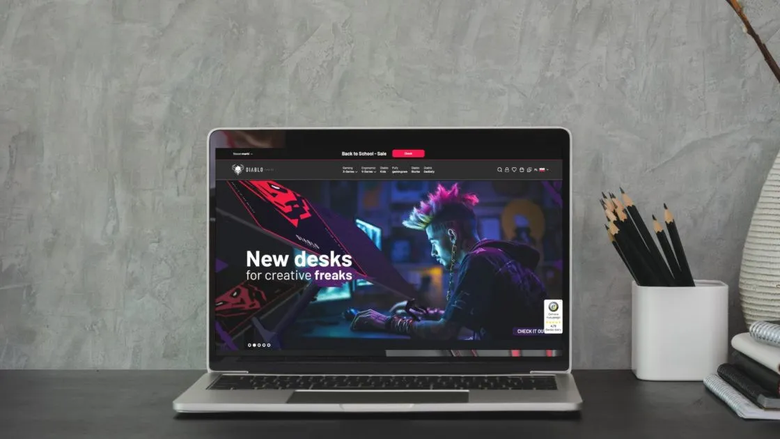 Sklep Diablo Chairs na Magento 2, wersja rynkowa